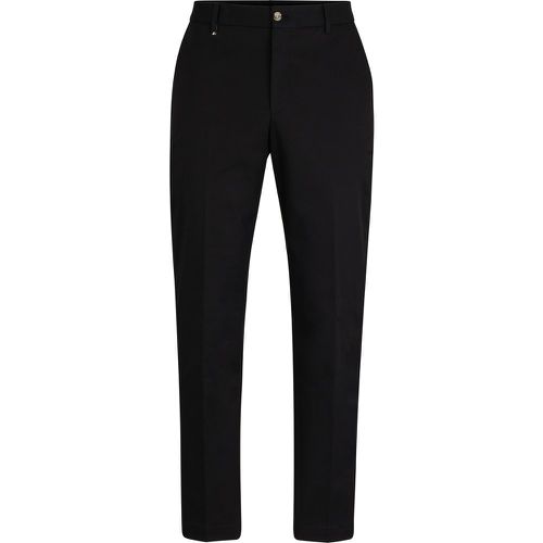 Pantalon Relaxed Fit boutonné en coton stretch - Boss - Modalova