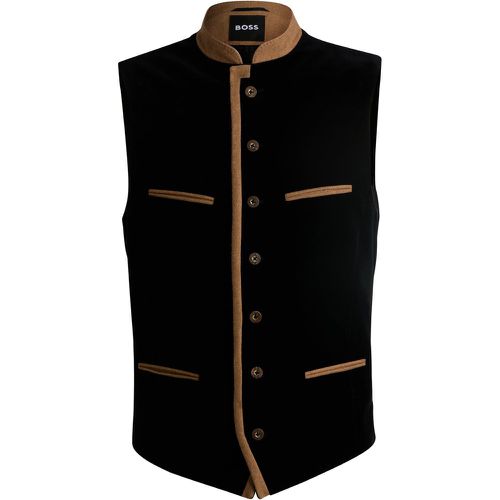 Gilet Menswear Trachten en velours de coton - Boss - Modalova