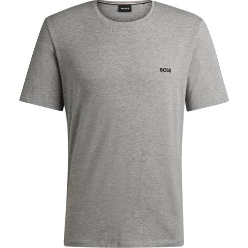 T-shirt Regular Fit en coton stretch avec logo - Boss - Modalova