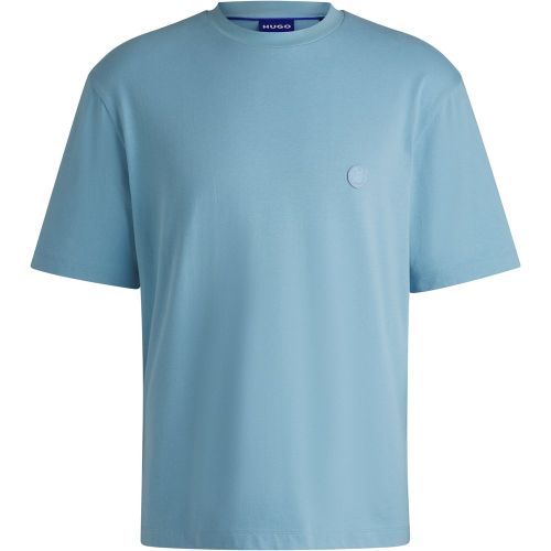 T-shirt en jersey de coton avec logo Happy - HUGO - Modalova