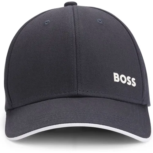 Casquette en twill de coton avec logo imprimé - Boss - Modalova