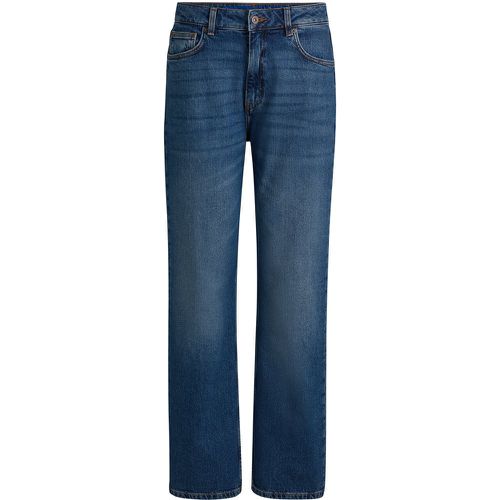 Jean long coupe droite en denim stretch - HUGO - Modalova