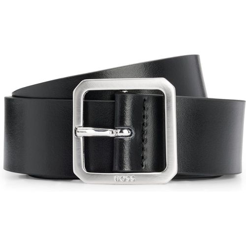 Ceinture en cuir italien avec boucle rectangulaire - Boss - Modalova