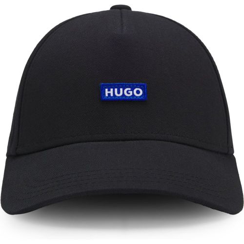 Casquette en twill de coton avec patch logo - HUGO - Modalova
