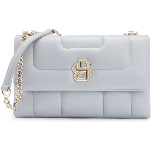 Sac à bandoulière matelassé avec garniture à monogramme Double B - Boss - Modalova