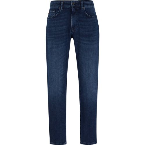 Jean Tapered bleu en denim stretch confortable - Boss - Modalova