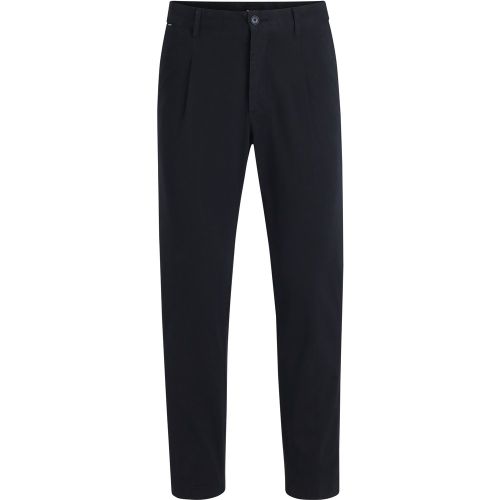 Pantalon Regular en gabardine de coton stretch - Boss - Modalova