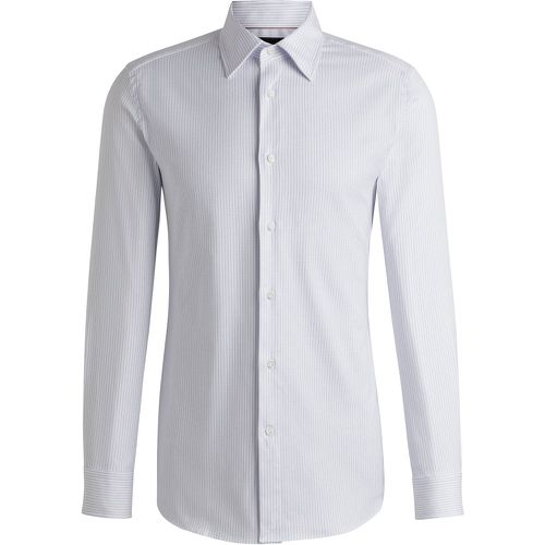 Chemise Slim en coton stretch à rayures - Boss - Modalova