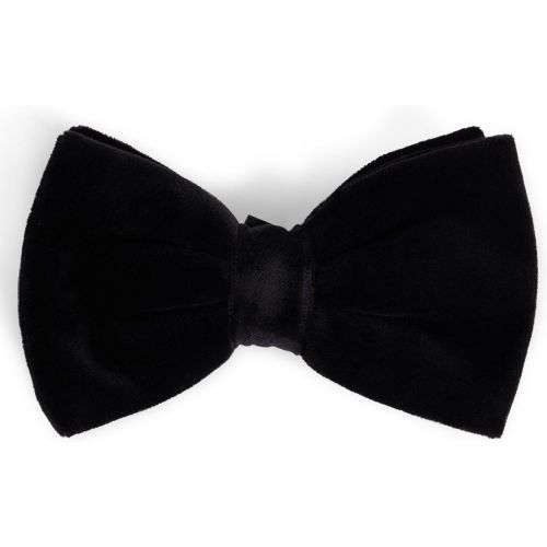 Nœud papillon pré-noué en velours de coton - Boss - Modalova