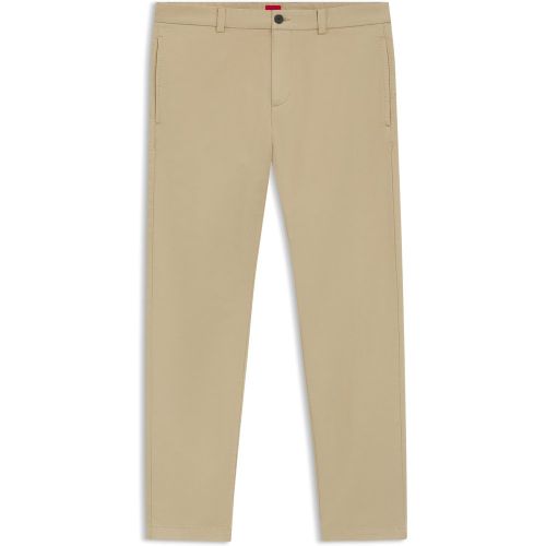 Pantalon Slim en gabardine de coton stretch - HUGO - Modalova