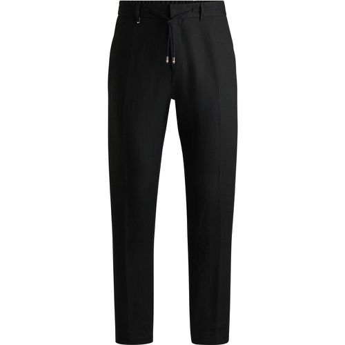 Pantalon Slim en lin pur - Boss - Modalova