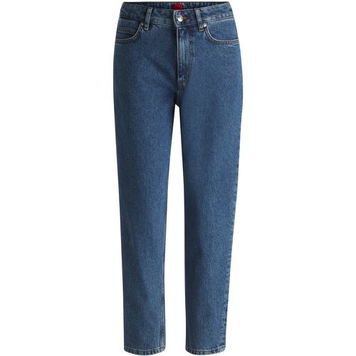 Jean Mom Relaxed bleu en denim stretch confortable - HUGO - Modalova