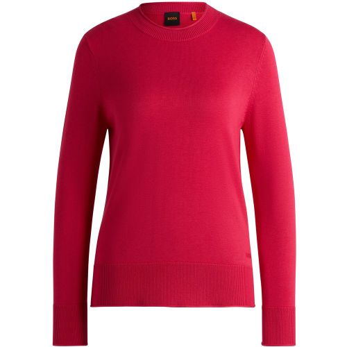 Pull en maille à bords roulottés - Boss - Modalova