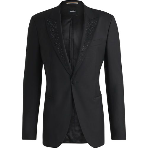 Veste de smoking Slim avec revers à ornements - Boss - Modalova