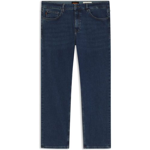 Jean Maine Regular en denim bleu très stretch - Boss - Modalova