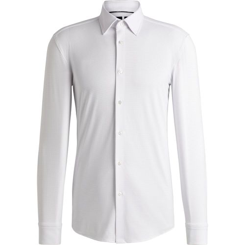 Chemise Slim en jersey stretch texturé performant - Boss - Modalova