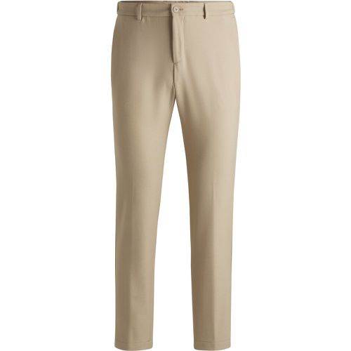 Pantalon Slim en tissu stretch lavable à micro motif - Boss - Modalova