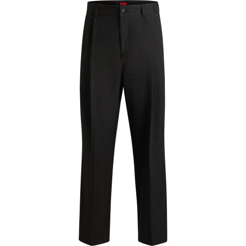 Pantalon Relaxed en coton mélangé - HUGO - Modalova