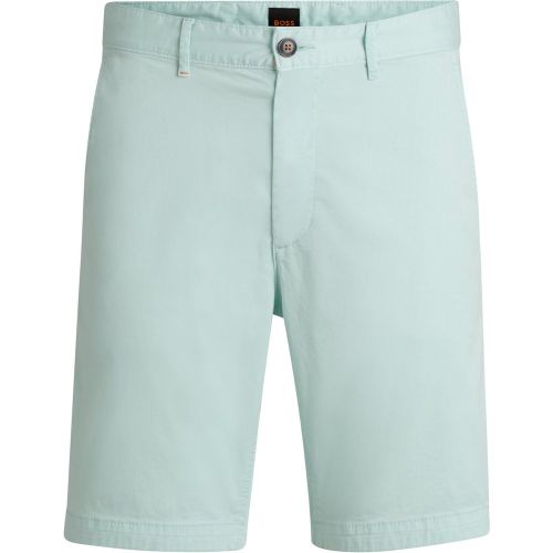 Short Slim en twill de coton stretch - Boss - Modalova