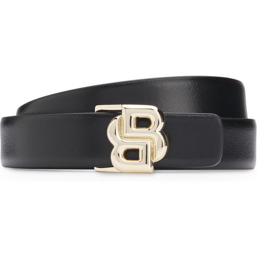 Ceinture en cuir italien réversible avec boucle à monogramme Double B - Boss - Modalova