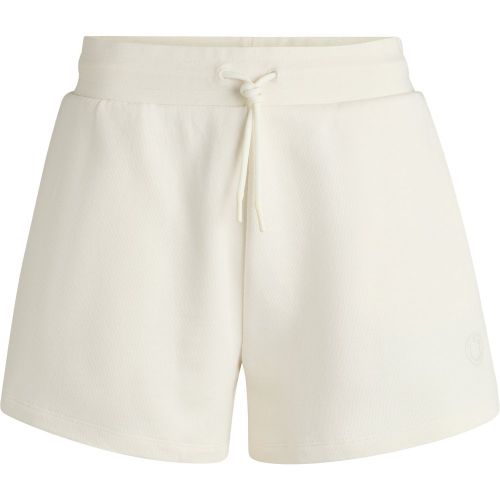 Short en molleton de coton avec logo Happy - HUGO - Modalova