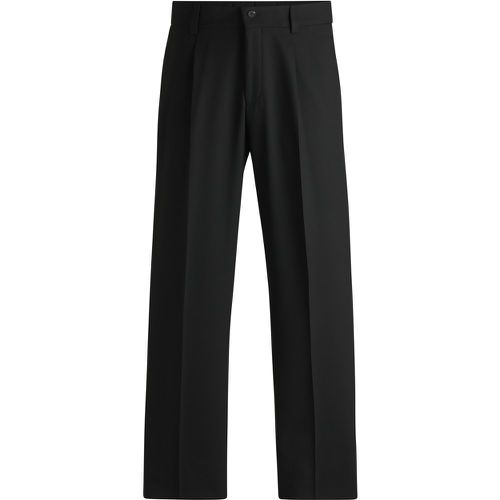 Pantalon Modern en twill stretch avec plis sur le devant - HUGO - Modalova