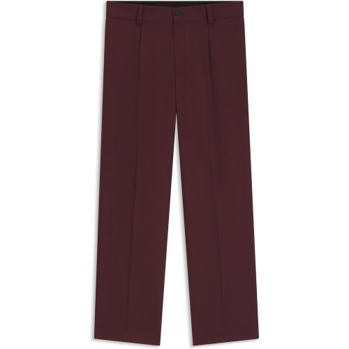 Pantalon Modern en twill stretch avec plis sur le devant - HUGO - Modalova