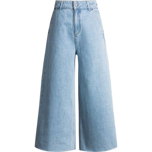 Jean large court en denim bleu - Boss - Modalova