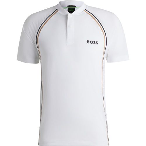 Polo Slim Actif en mesh très stretch - Boss - Modalova