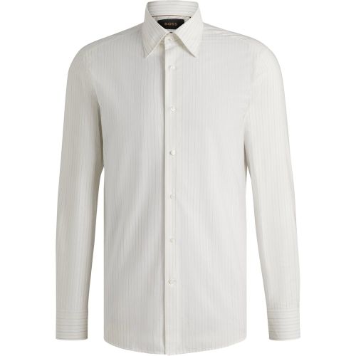 Chemise Slim en coton italien à rayures - Boss - Modalova
