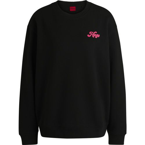 Sweat en molleton de coton avec motif artistique - HUGO - Modalova