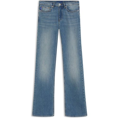 Jean Flared en denim stretch bleu confortable - HUGO - Modalova