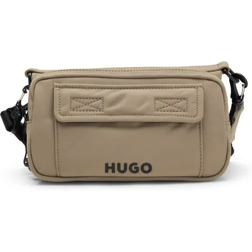 Sac porté croisé multi-poches avec logo contrastant - HUGO - Modalova