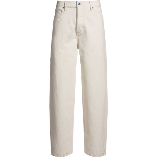 Jean Straight en denim écru avec poche style charpentier - HUGO - Modalova