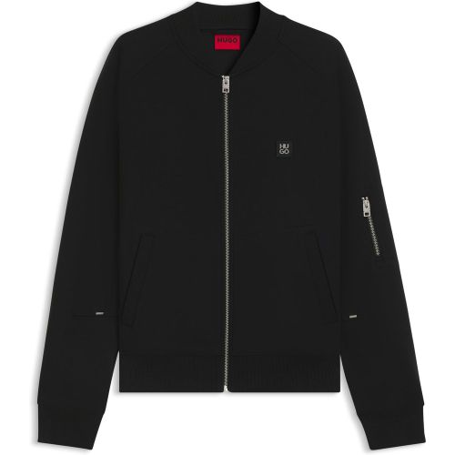 Veste Oversize en jersey de coton mélangé - HUGO - Modalova