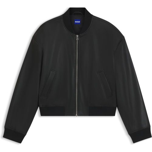 Veste courte en similicuir - HUGO - Modalova