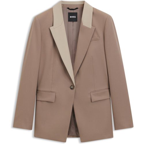 Veste Relaxed à revers color block - Boss - Modalova