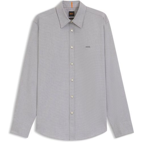 Chemise Regular en coton stretch façonné - Boss - Modalova