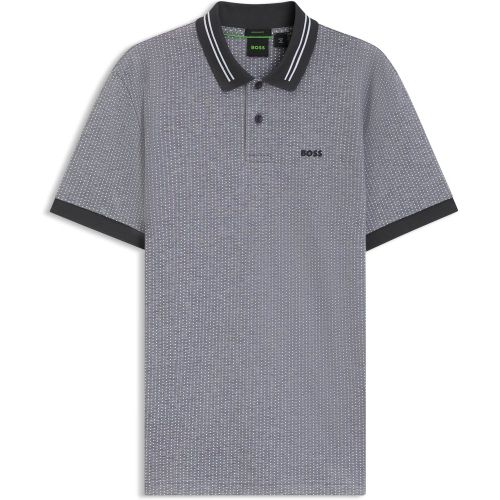 Polo en piqué de coton avec imprimé à pois - Boss - Modalova