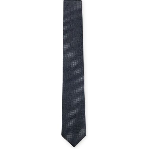 Cravate en soie mélangée à motif jacquard - Boss - Modalova