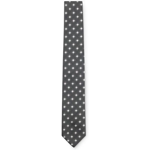Cravate en soie mélangée à motif jacquard - Boss - Modalova