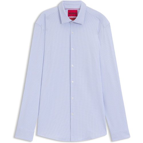 Chemise Slim en jersey stretch imprimé performant - HUGO - Modalova