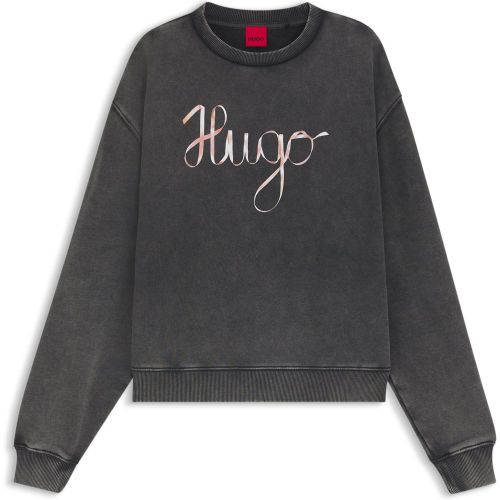 Sweat en molleton de coton avec motif créatif - HUGO - Modalova