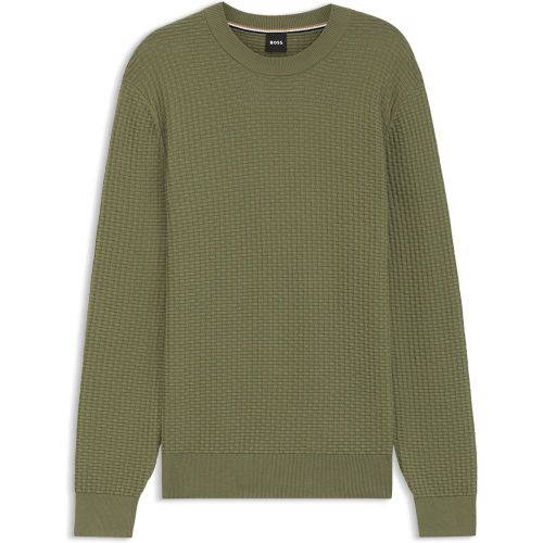 Pull en maille de coton - Boss - Modalova