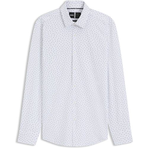 Chemise slim en jersey stretch imprimé performant - Boss - Modalova