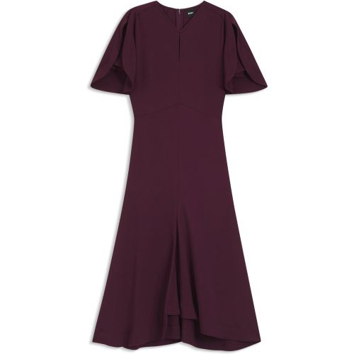 Robe en crêpe doux avec encolure goutte d’eau - Boss - Modalova