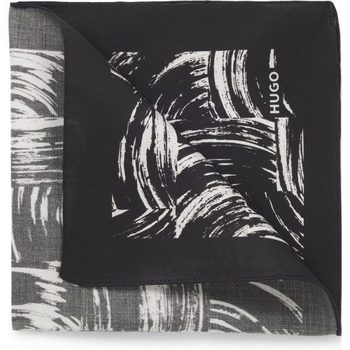 Pochette de costume imprimée avec logo - HUGO - Modalova