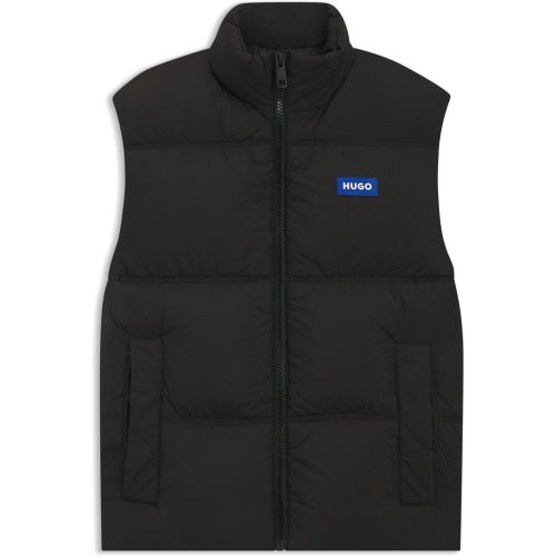 Gilet déperlant avec étiquette logo - HUGO - Modalova