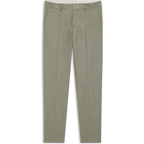 Pantalon Slim en tissu stretch à motif - Boss - Modalova