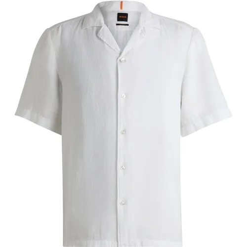 Chemise Regular en lin - Boss - Modalova